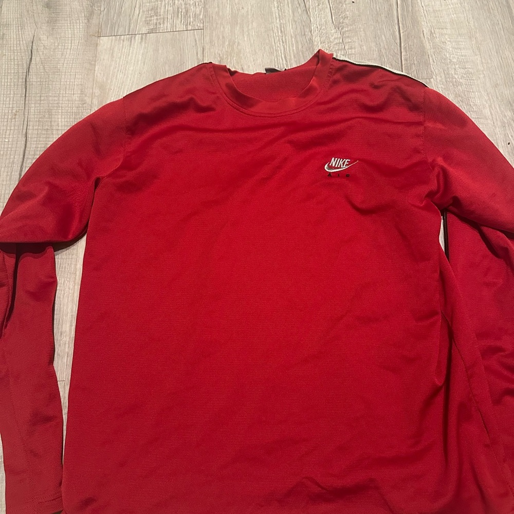 Nike Men's Crimson Long Sleeve Tee